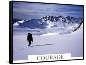 Courage-AdventureArt-Framed Stretched Canvas