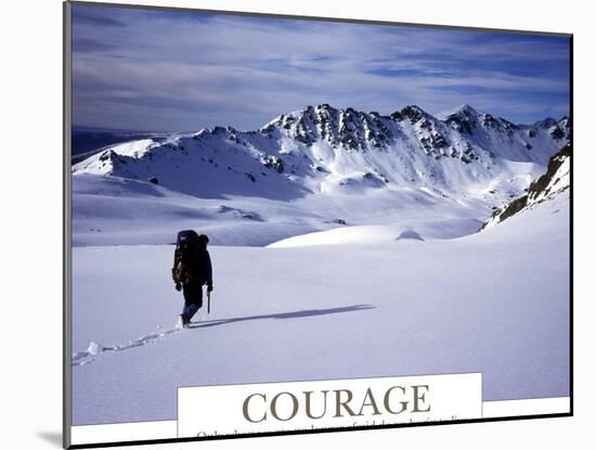 Courage-AdventureArt-Mounted Photographic Print