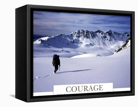 Courage-AdventureArt-Framed Stretched Canvas