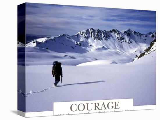Courage-AdventureArt-Stretched Canvas