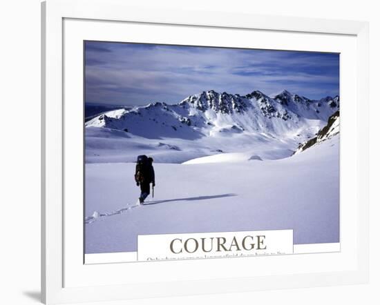 Courage-AdventureArt-Framed Photographic Print