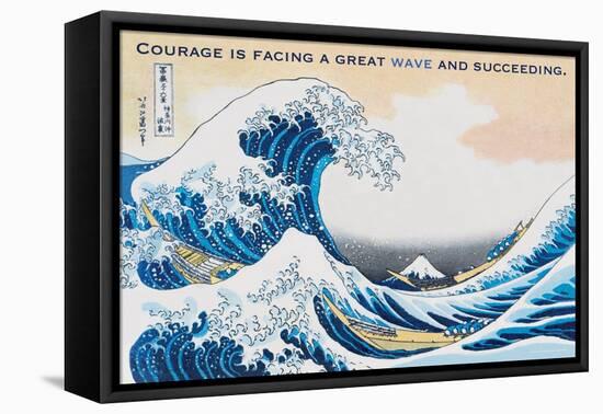 Courage-null-Framed Stretched Canvas