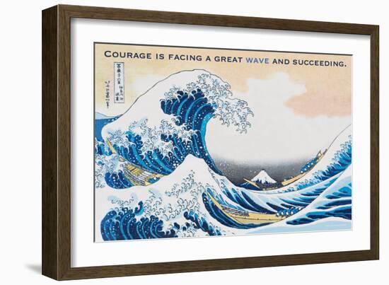 Courage-null-Framed Art Print