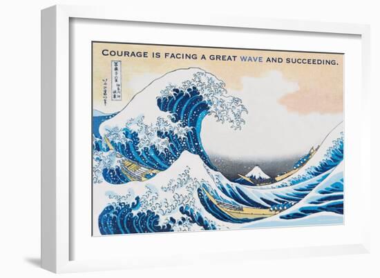 Courage-null-Framed Art Print