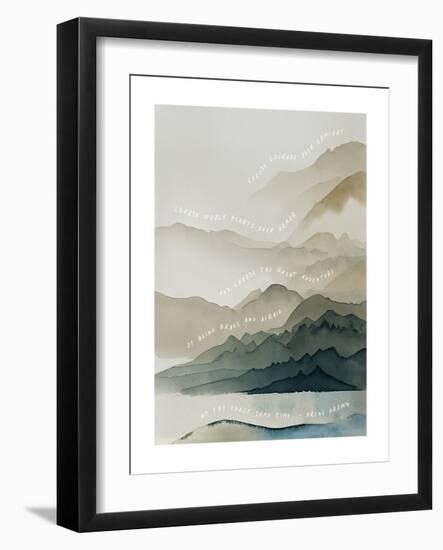 Courage-Beth Cai-Framed Giclee Print