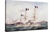 Courbet Navy Squadron Capturing Makung in 1884-null-Stretched Canvas