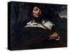 Courbet: Self-Portrait-Gustave Courbet-Stretched Canvas