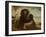 Courbet with His Black Dog, 1842-Gustave Courbet-Framed Giclee Print