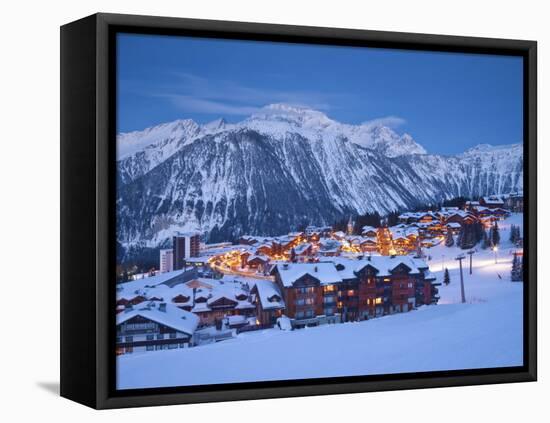 Courchevel 1850 Ski Resort in the Three Valleys, Les Trois Vallees, Savoie, French Alps, France-Gavin Hellier-Framed Stretched Canvas