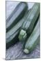 Courgettes (Curcurbita Pepo)-Maxine Adcock-Mounted Photographic Print