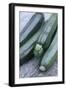 Courgettes (Curcurbita Pepo)-Maxine Adcock-Framed Photographic Print