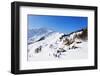 Courmayeur Ski Resort, Aosta Valley, Italian Alps, Italy, Europe-Christian Kober-Framed Photographic Print