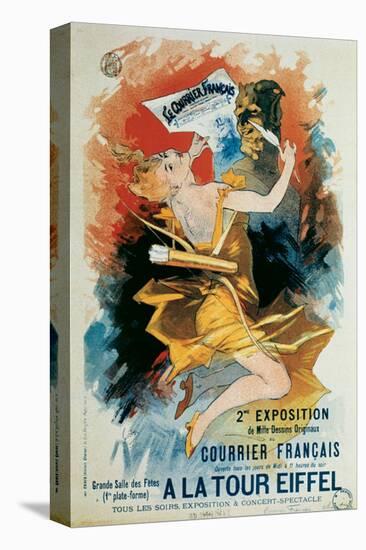Courrier Francais, A La Tour Eiffel-Jules Chéret-Stretched Canvas