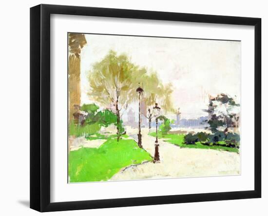 Cours-la-Reine, pont Alexandre III-Ernest Renoux-Framed Giclee Print