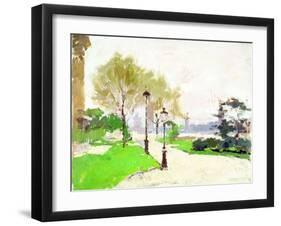 Cours-la-Reine, pont Alexandre III-Ernest Renoux-Framed Giclee Print