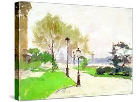 Cours-la-Reine, pont Alexandre III-Ernest Renoux-Stretched Canvas