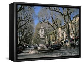 Cours Mirabeau, Aix-En-Provence, Bouches Du Rhone, Provence, France-Roy Rainford-Framed Stretched Canvas