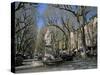 Cours Mirabeau, Aix-En-Provence, Bouches Du Rhone, Provence, France-Roy Rainford-Stretched Canvas