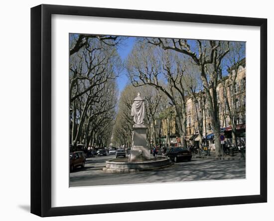 Cours Mirabeau, Aix-En-Provence, Bouches Du Rhone, Provence, France-Roy Rainford-Framed Photographic Print