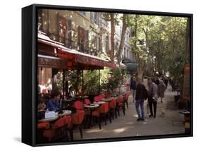 Cours Mirabeau, Aix-En-Provence, Bouches-Du-Rhone, Provence, France-John Miller-Framed Stretched Canvas