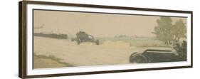 Course d'automobiles vers 1904-Charles Maurin-Framed Premium Giclee Print