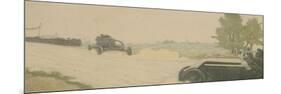 Course d'automobiles vers 1904-Charles Maurin-Mounted Giclee Print