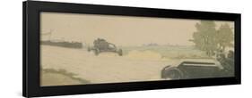 Course d'automobiles vers 1904-Charles Maurin-Framed Giclee Print