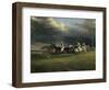 Course de Chevaux a Epsom-Théodore Géricault-Framed Giclee Print