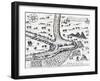 Course of Senegal River (Erroneously Believed Tributary of River Niger)-null-Framed Giclee Print