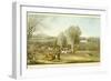 Coursing - a View of Hatfield Park, Engraved by James Pollard (1797-1867)-James Pollard-Framed Giclee Print