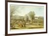 Coursing - a View of Hatfield Park, Engraved by James Pollard (1797-1867)-James Pollard-Framed Giclee Print