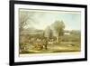 Coursing - a View of Hatfield Park, Engraved by James Pollard (1797-1867)-James Pollard-Framed Giclee Print