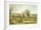 Coursing - a View of Hatfield Park, Engraved by James Pollard (1797-1867)-James Pollard-Framed Giclee Print