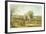 Coursing - a View of Hatfield Park, Engraved by James Pollard (1797-1867)-James Pollard-Framed Giclee Print