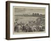 Coursing at Altcar-null-Framed Giclee Print