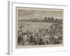 Coursing at Altcar-null-Framed Giclee Print