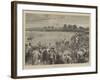 Coursing at Altcar-null-Framed Giclee Print