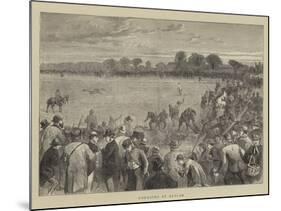 Coursing at Altcar-null-Mounted Giclee Print