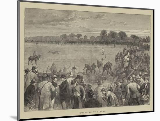 Coursing at Altcar-null-Mounted Giclee Print