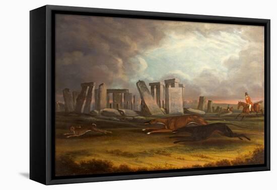 Coursing at Stonehenge, Wiltshire, 1817-Samuel Spode-Framed Stretched Canvas