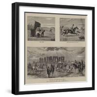 Coursing at Stonehenge-William Small-Framed Giclee Print