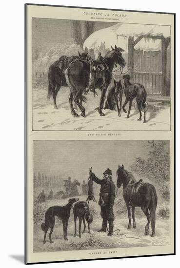 Coursing in Poland-Juliusz Fortunat Kossak-Mounted Giclee Print