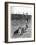 Coursing: Slipping the Greyhounds, 1887-Stephen T Dadd-Framed Giclee Print