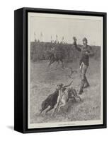 Coursing, Slipping the Greyhounds-S.t. Dadd-Framed Stretched Canvas