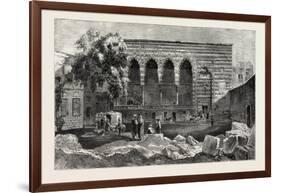 Court and House of the Kadi. Egypt, 1879-null-Framed Giclee Print