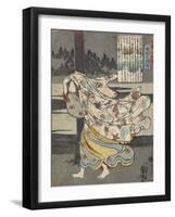 Court Attendant, Suo, C. 1843-Utagawa Kuniyoshi-Framed Giclee Print