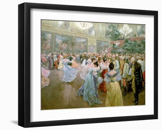 Court Ball at the Hofburg, 1900-Wilhelm Gause-Framed Giclee Print