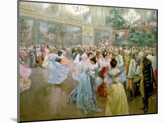Court Ball at the Hofburg, 1900-Wilhelm Gause-Mounted Giclee Print