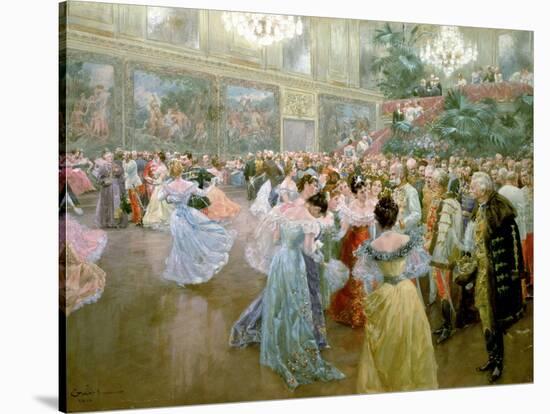 Court Ball at the Hofburg, 1900-Wilhelm Gause-Stretched Canvas