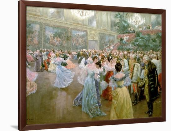 Court Ball at the Hofburg, 1900-Wilhelm Gause-Framed Giclee Print